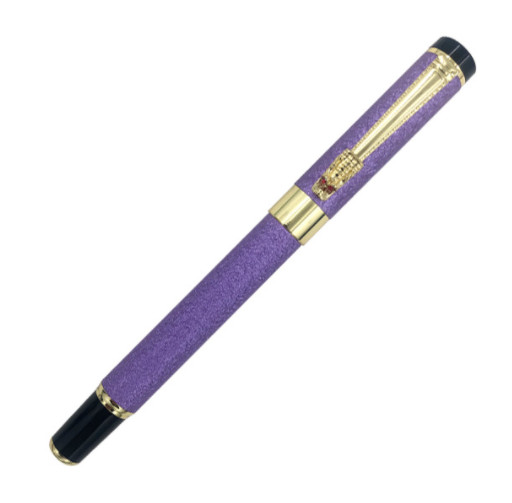 Newly Business Pen with Customized Logo Metal Bead Pen Signature Gift Pen Black Set Pen with Gift Box