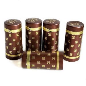Quality 55X30Mm Wine Bottle Shrink Caps PVC Shrink Capsules With Tear Tabs wholesale