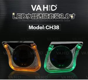 Quality CH38 3.0inch Crystal angel eye Bixenon Car hid xenon projector kit wholesale