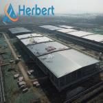 Q235B Prefab Steel Warehouse Roof Structure Building Rockwool