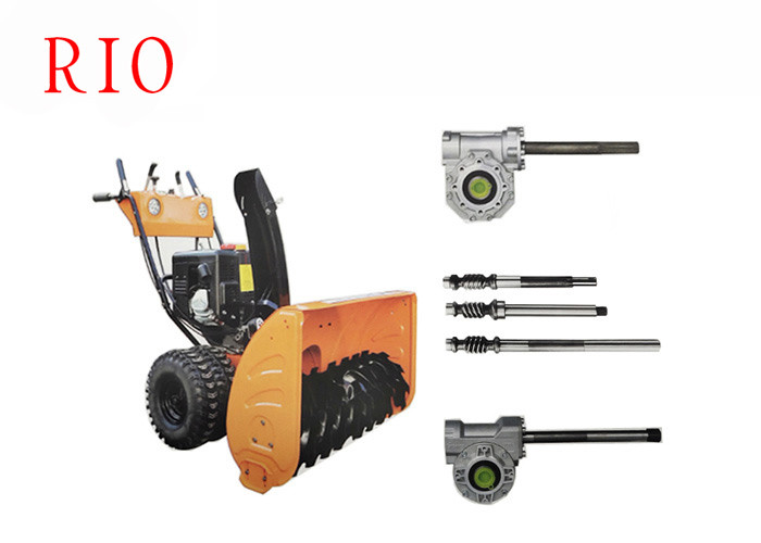 Long Worm Drive Reduction Gearbox VF50 For Snow Blower / Snow Sweeper