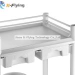 Hospital Furniture Equipment Nursing White Medical Trolley Cart
