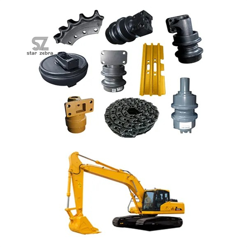 Durable Excavator Bulldozer Loader Undecarriage Parts for Heavy Machinery Surface Hardness Depth 5-10mm