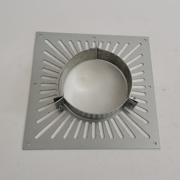 6" Twin wall Flue ceramic fibers insulation firestop plate for Chimney system