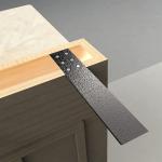 Standard Heavy Duty Black Powder Coating Metal Steel Countersink Desk Support