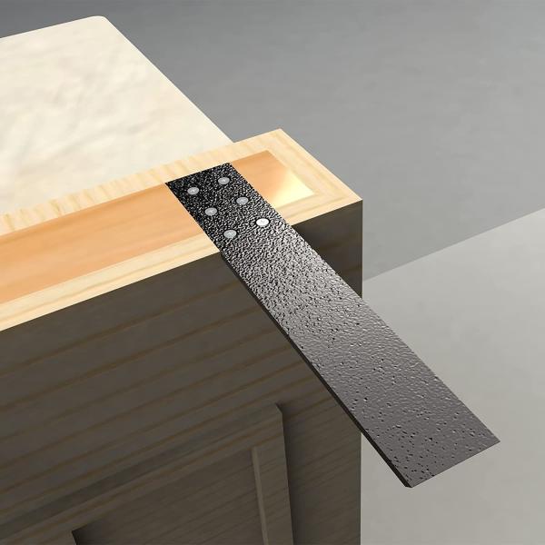 Standard Heavy Duty Black Powder Coating Metal Steel Countersink Desk Support