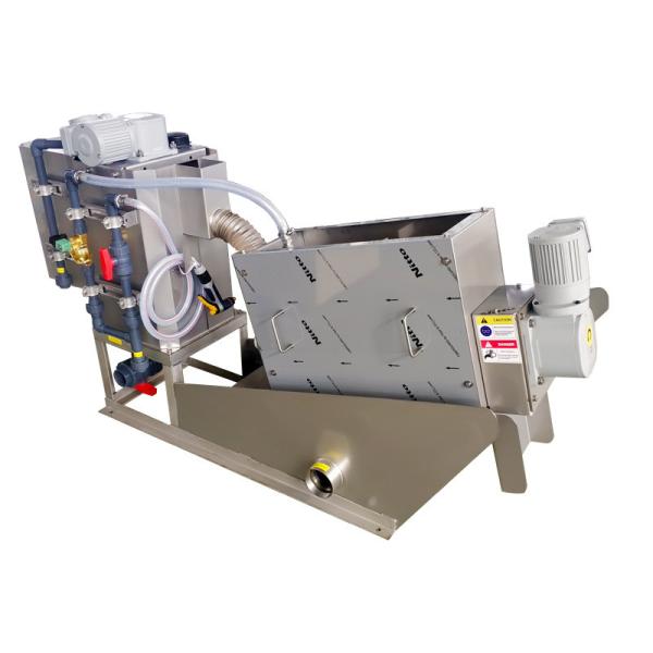 Sludge Thickening Dewatering Screw Press Machine For Integrated Wastewater