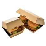 Biodegradable Burger Box Food Grade Customized Logo Fast Food Packaging Box