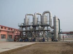 Quality Food / Chemcial Industry Single Effect Evaporator Long Tube Vertical External Circulation wholesale