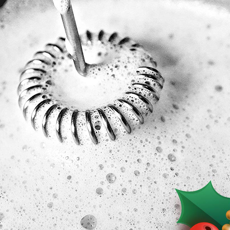 2023 Battery Operated Stainless Steel Whisk Electric Coffee Frother for Milk Frothing