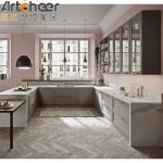 Italian Style Cabinets Solid Wood Kitchen Cabinet with E1 Material Grade and