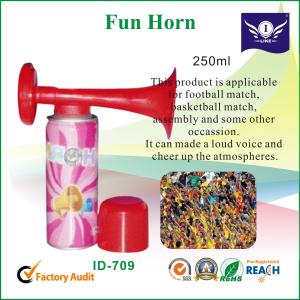 Quality Colored Plastic Horn For Basketball / Soccer Match 250ml , Fun Party Items wholesale