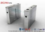 Waterproof Drop Arm Access Control Turnstiles 304 Stainless Steel 2 RFID Readers