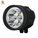 Aluminum Circle Casing White Steady 48V LED Spotlight Motorcycle