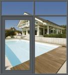 90 Minutes Fire Rated Steel Windows For Villas Apartments