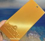 Smooth Surface Chrome Gold Color Polyester Powder Coating For Metal Surfaces