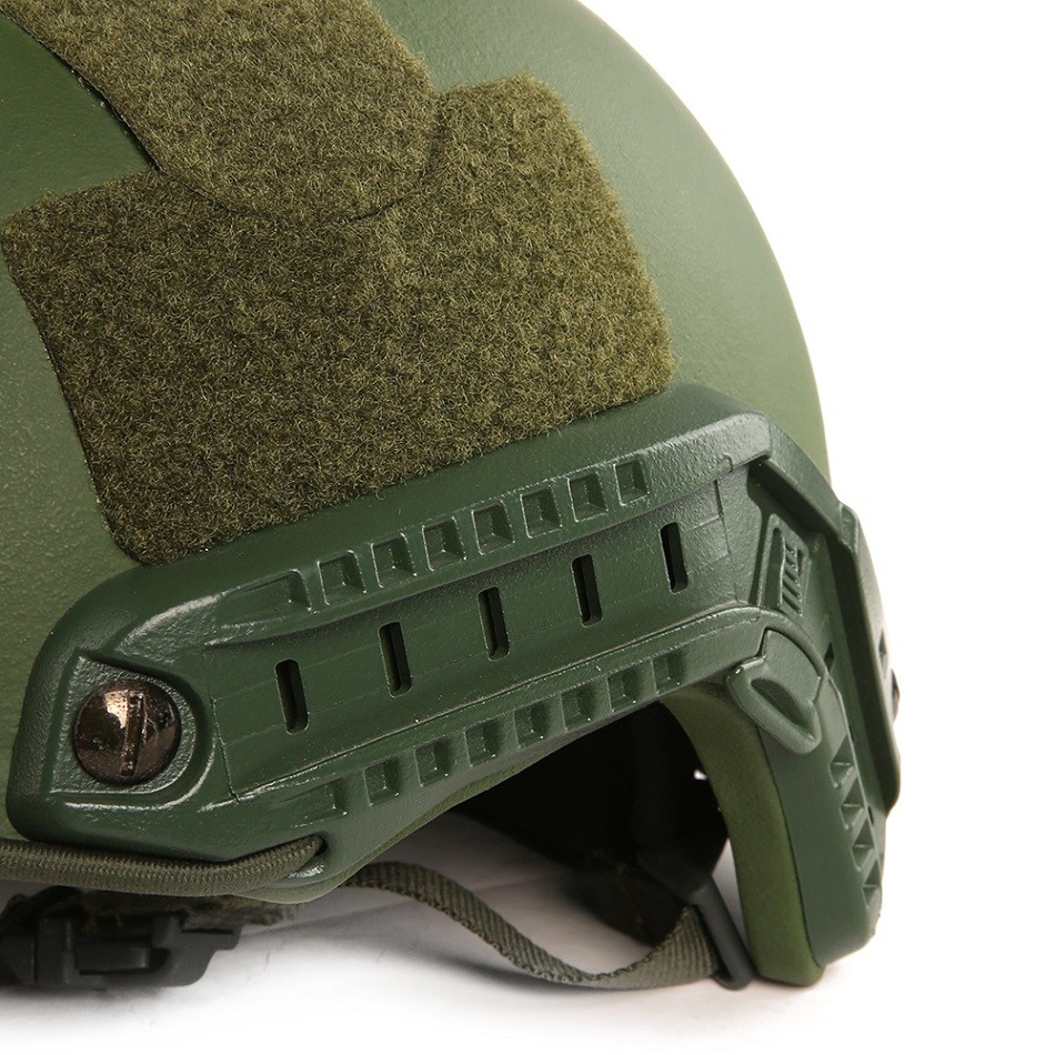 NIJ Level IIIA Camouflage Kevlar Ballistic Helmets Fast Bump