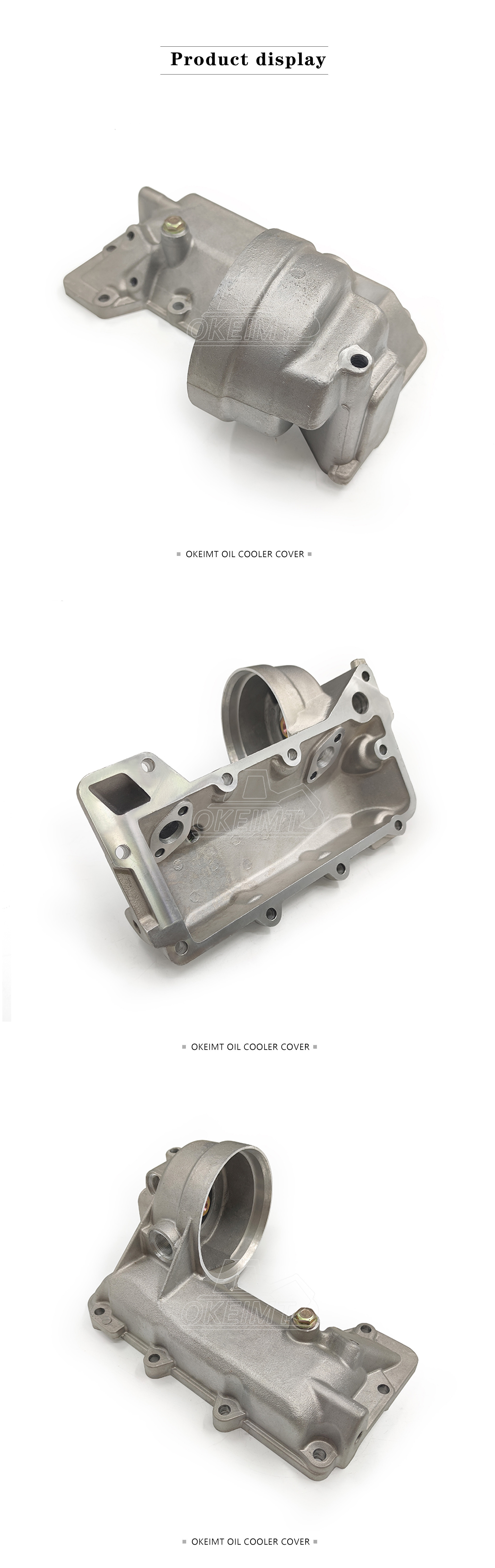 4031803938 Oil Cooler Housing For Scania Benz Truck Oil Cooler Cover