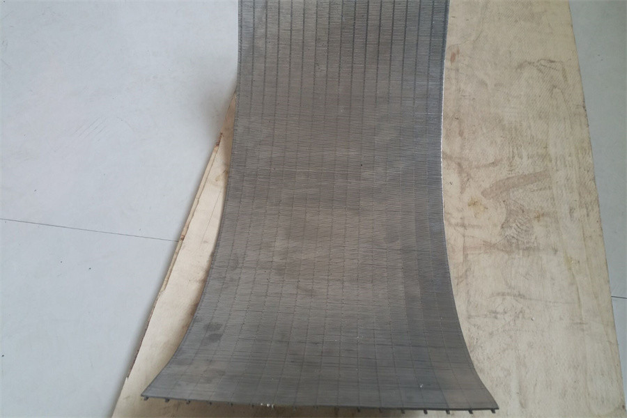 Wedge Wire Support Wire Flat Bed Panels Height 4.5X 5.5mm and Profile Wire 2.3*3.5mm