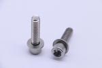 Cylindrical Head Stainless Steel Screw Plum Blossom Anti Theft SS316 3/8-24X1"