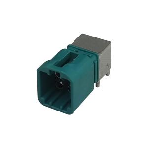 Quality Right Angle Quad Mini FAKRA Connector Z Code Water Blue Four Ports wholesale