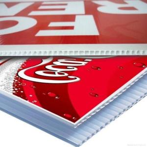 Quality 3mm Real Estate Corflute Signs UV Resistance Corrugated Plastic Core Board wholesale