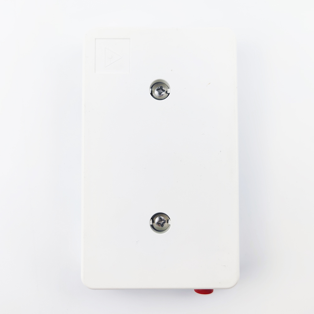 2 Cores UPC Plastic Fiber Optic Faceplate Socket Panel for FTTH Network in White/Gray