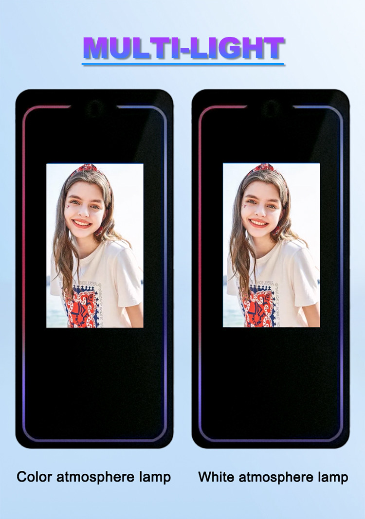Led Frame Selfie Mirror Booth Portable Wedding Mirror Photo Booth With Camera