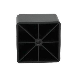 Quality 65*65MM SGS Plastic Couch Furniture Feet Leg Risers wholesale