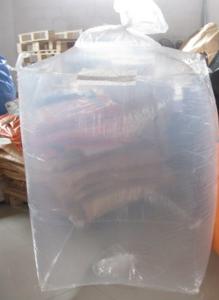 Quality Durable Form Fit PE Big Bag Liners Skirt Top With Filling Spout Top Type wholesale