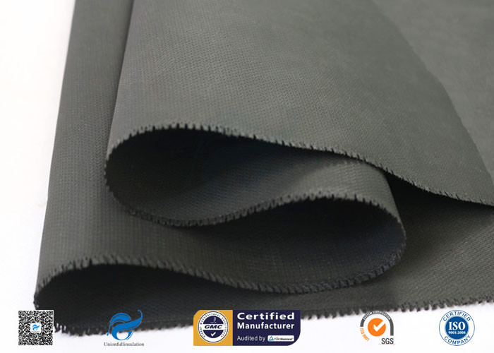 0.45mm High Temperature Black Silicone Coated Fiberglass Cloth Insulation Material