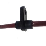 HSBRK custom Protective Hydraulic Hose Sleeve Red Black Color
