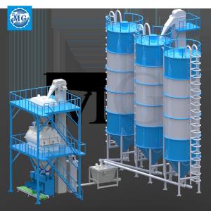 Quality 10-30 T/H Dry Mix Mortar Production Line Tile Adhesive Dry Mortar Equipment wholesale