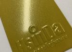 Gold Metallic Bonded Durable Powder Coating Smooth Surface For Metal Furniture