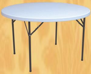 Quality sell 4 foot round folding banquet table/plastic foldable banquet table wholesale