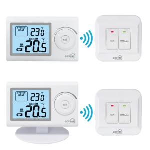 Quality PC+ABS Wireless Heater Thermostat / Remote Controlled Thermostat For Boiler wholesale