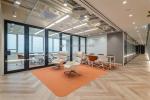 Sound Isolation Office Glass Partition Walls Office Space Dividers High Strength