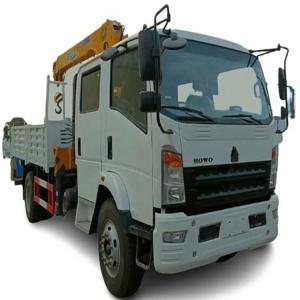Quality Sinotruk 55t Higher Lifting Height 30m Cargo Hydraulic Mobile Truck Mounted Crane With Straight Telescopic Boom wholesale