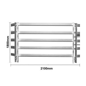 Quality Metal Livestock Corral Fence 5ft X 12ft Corral Pipe Fencing For Horses Cattle wholesale