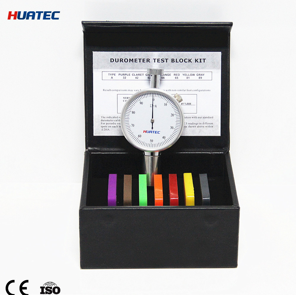 Handheld Shore Hardness Durometer Peak Hold Type Lx-a-2 With Twin Needle