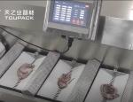 35 Bag / Mins Multihead Weighing Machine Octopus Fresh Sea Food Packing