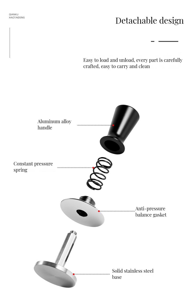 Utensil Sets Custom Logo Aluminium Alloy Barista Tools for 51 mm 53 mm 58 mm Espresso Tool