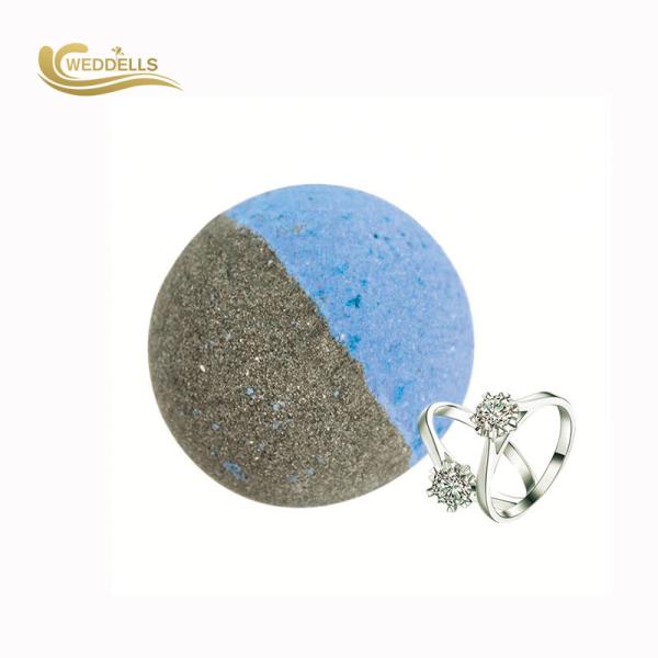 Essential Oil Jewelry Bath Bombs , Round Bath Bombs With Surprise Inside FDA