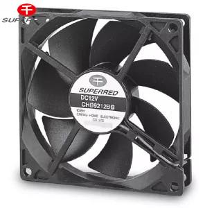 Quality Black DC Cooling Fan 92x92x20 1700-3600 RPM For Refrigerator wholesale