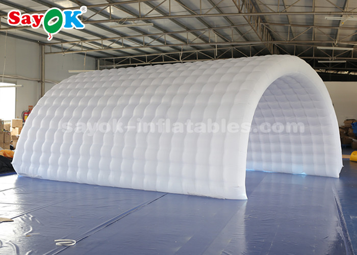 Inflatable Family Tent White Sports Entrance Inflatable Air Tent Easy To Clean And Carry