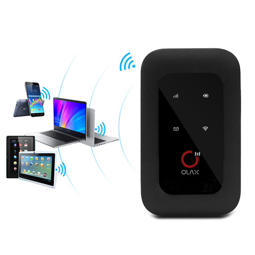 Mifis WiFi Router Universal 3G 4G Lte Sim Card Modem OLAX MF980U
