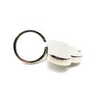 High-Performance Metal Keychain Holder with Durable Siliver Finish