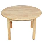 Wood Kindergarten Classroom Furniture Tables With Safety Rounded Edge