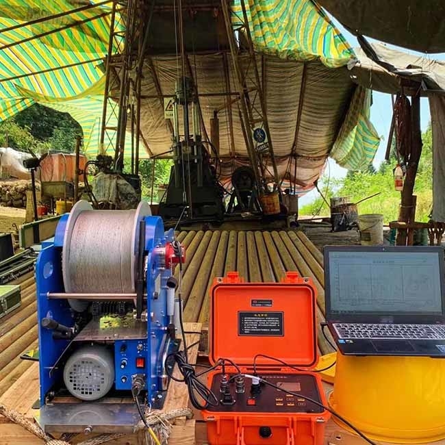 50Hz Borehole Geophysical Well Logging Equipment 3000m