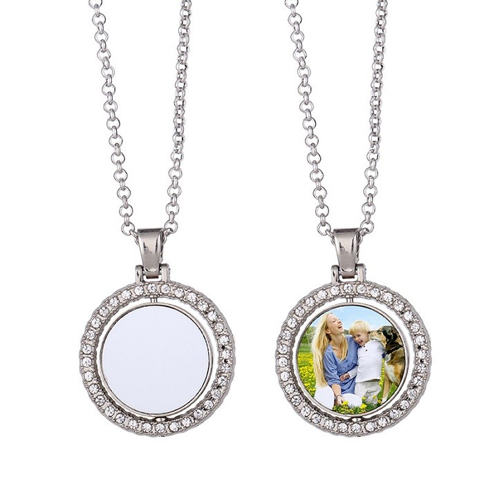 Sublimation Jewelry Blanks Sublimation Blank Necklace With Diamond